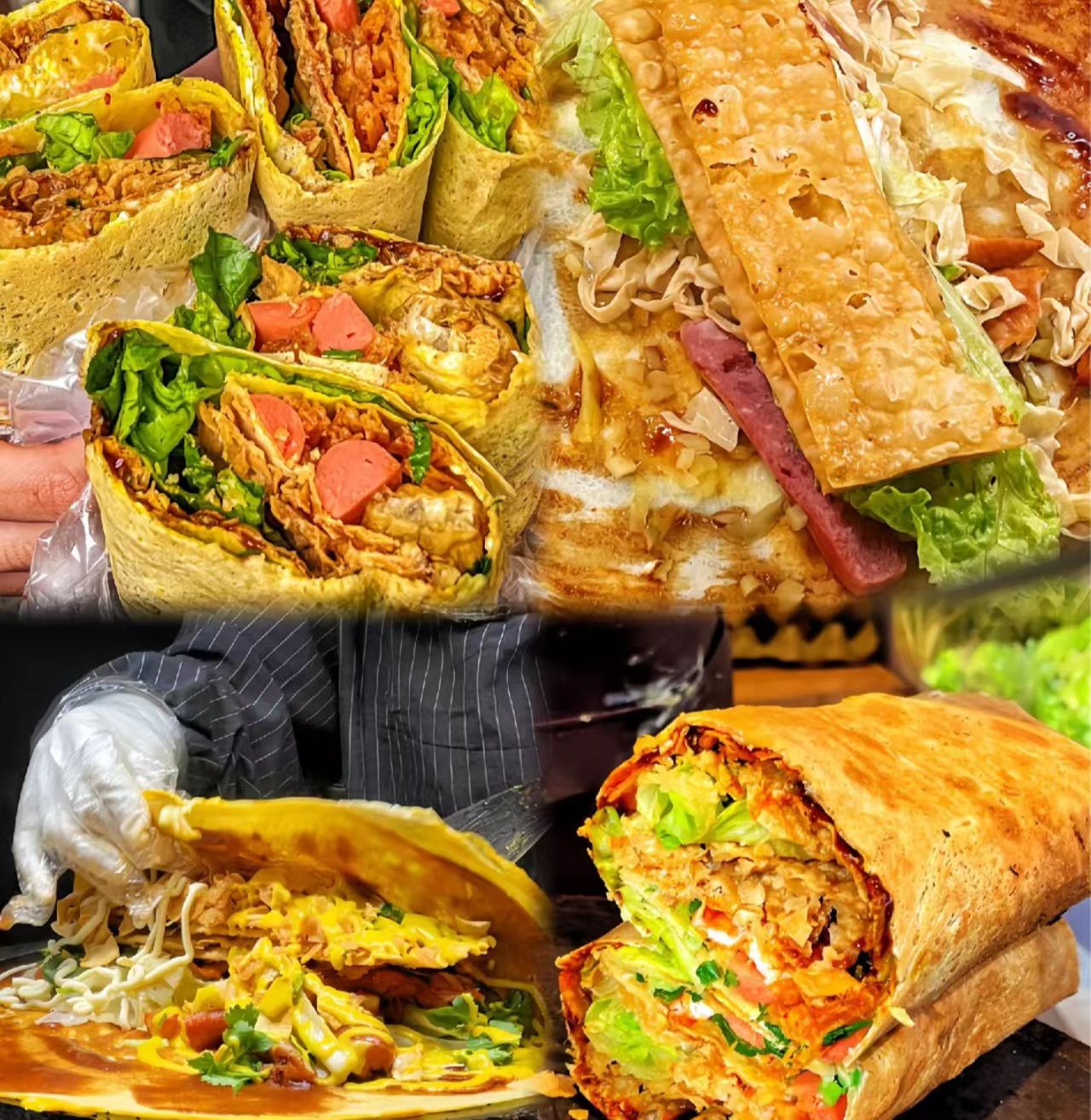 Jianbing Chinese street food being cooked at a breakfast stall in Beijing.jpg